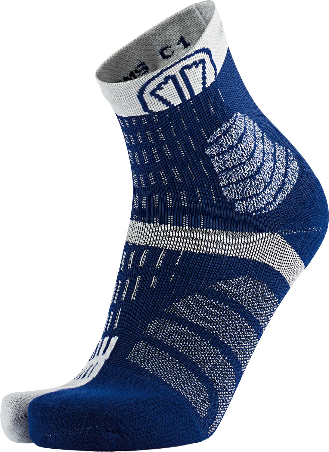 Sidas T-Free Trail Crew Socks Blå 37/38 | Löparstrumpor