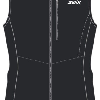 Swix Focus Warm Vest W Dam Svart L | Väst