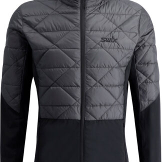 Swix Infinity Hybrid Insulated Jacket M Herr Mörkgrå L | Längdskidjacka