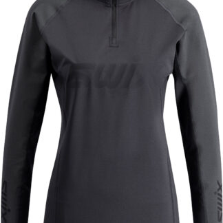 Swix RaceX Dry Half Zip W Dam Svart L | Underställ Tröja