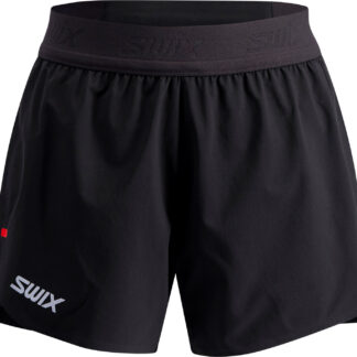 Swix Tempo Shorts 3.5-inch W Dam Svart L | Löparshorts