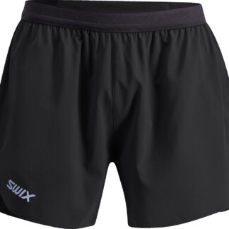 Swix Tempo Shorts 5-inch M Herr Svart L | Löparshorts