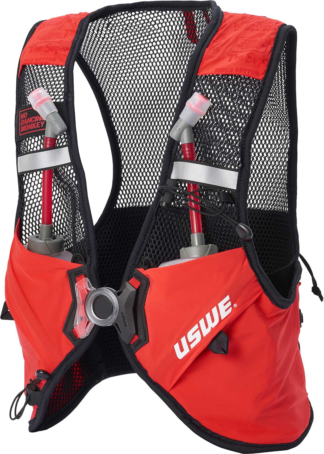 USWE Pace 2L Trail Running Vest -26 Röd S | Vätskeryggsäck
