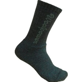 Woolpower Kids Socks Classic Logo 400 Forest Green - 22-24