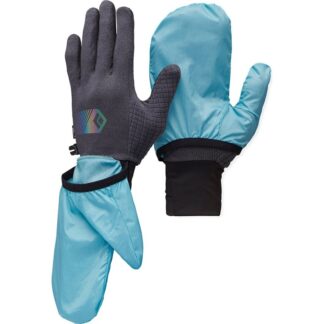 Black Diamond Deploy Wind Hood Gloves Carbon-Glacier - S