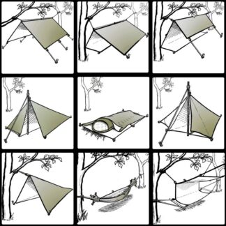 Bushmen Thermo-Tarp 2x3 presenning