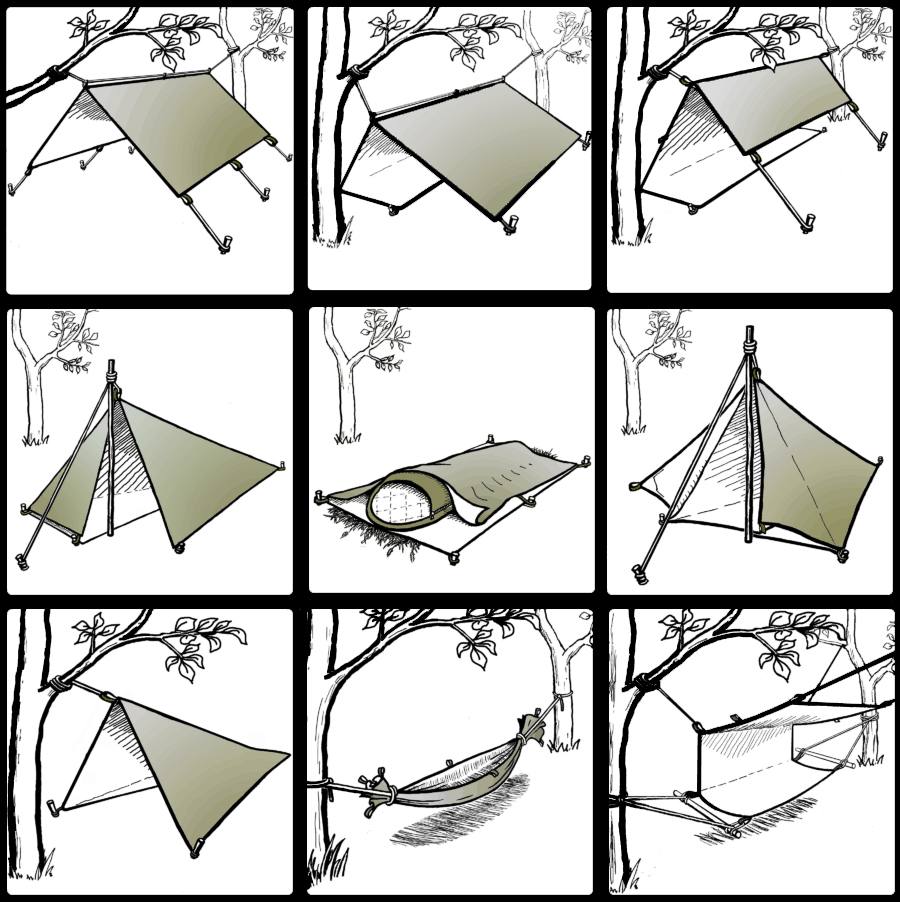 Bushmen Thermo-Tarp 2x3 presenning