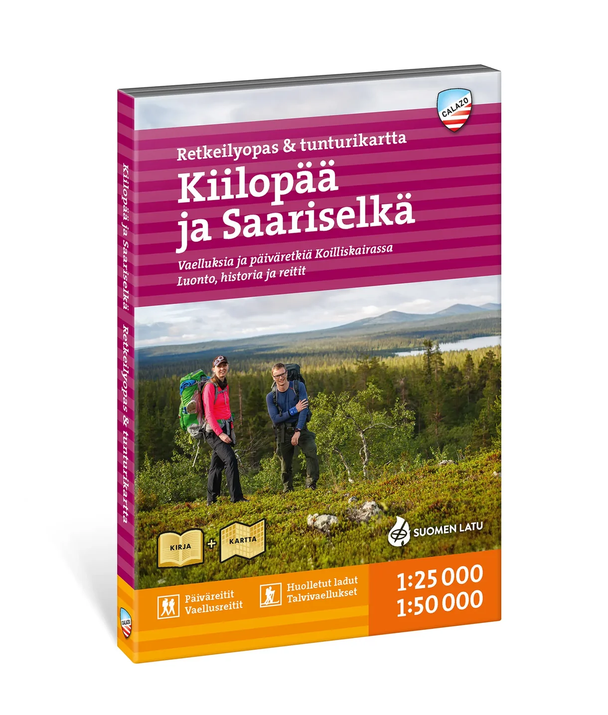 Calazo Kiilopää and Saariselkä, Map and Guide Book