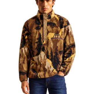 Columbia Helvetia II Printed Half Snap Fleece fleecejacka för herr