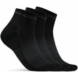 Craft Core Dry Mid Sock 3-Pack Black - 37-39