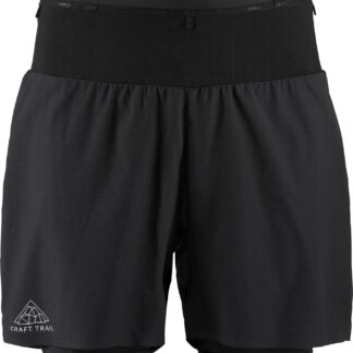 Craft PRO Trail Shorts M Herr Svart XL | Löparshorts