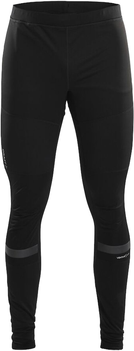 Craft Warm Train Wind Tights M Herr Svart XL | Löpartights