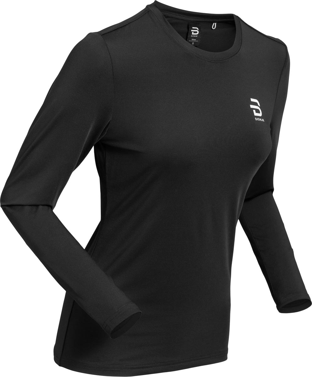 Dahlie Long Sleeve Motion W Dam Svart XS | Långärmad T-shirt