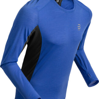 Dahlie Long Sleeve Tech Wool M Herr Blå S | Långärmad T-shirt