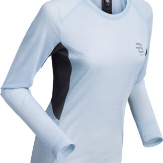 Dahlie Long Sleeve Tech Wool W Dam Blå S | Långärmad T-shirt