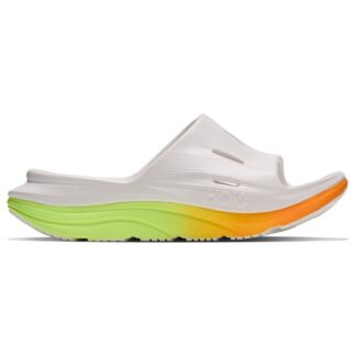 Hoka U Ora Recovery Slide 3 White/Neon Yuzu - 37 1/3