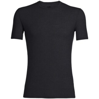Icebreaker Anatomica SS Crew Top Men Black/Monsoon - S