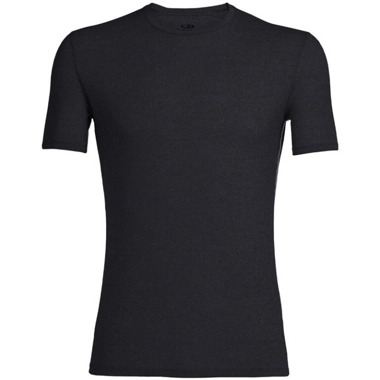 Icebreaker Anatomica SS Crew Top Men Black/Monsoon