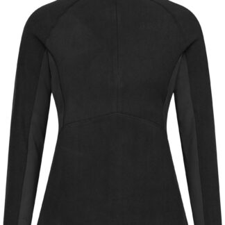 Johaug Fusion Fleece Half Zip W Dam Svart XS | Mellanlager Tröja