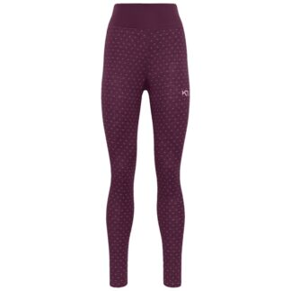 Kari Traa Vilma High Waist Pants Wine - XS