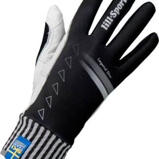 Lillsport Legend Slim Svart 12 | Längdskidhandskar