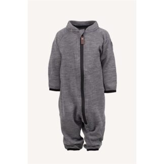 Lindberg Rocco Wool Baby Overall Grey Melange - 92 cl