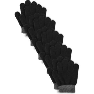 Lindberg Sundsvall Wool Glove. 5-P Black/Anth - A4