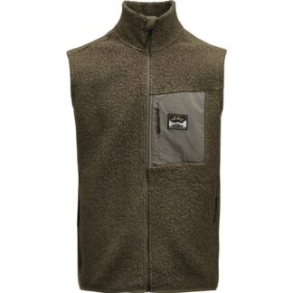 Lundhags Flok Wool Ms Pile Vest Forest Green - S
