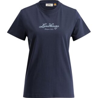Lundhags Järpen Logo T-shirt W Deep Blue - XS