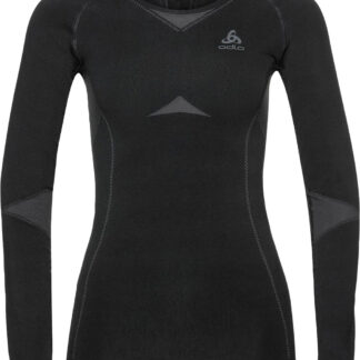Odlo L/S Fundamentals Performance Warm W Dam Svart XS | Underställ Tröja