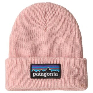 Patagonia Baby Logo Beanie P-6 Logo: Sunlit Pink