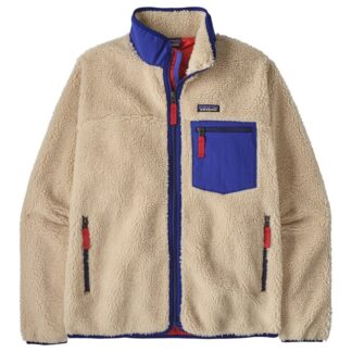Patagonia M's Classic Retro-X Jkt Dark Natural W/Cobalt Blue - S