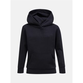 Peak Performance Jr Original Small Logo Hood Black - 130 cl