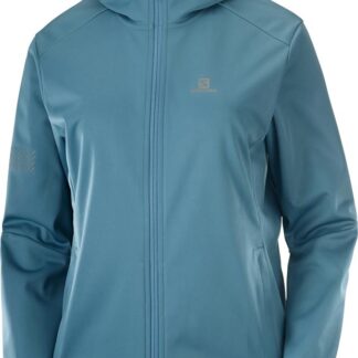 Salomon GTX WS Softshell Jacket W-Blå-S Dam Blå S | Längdskidjacka