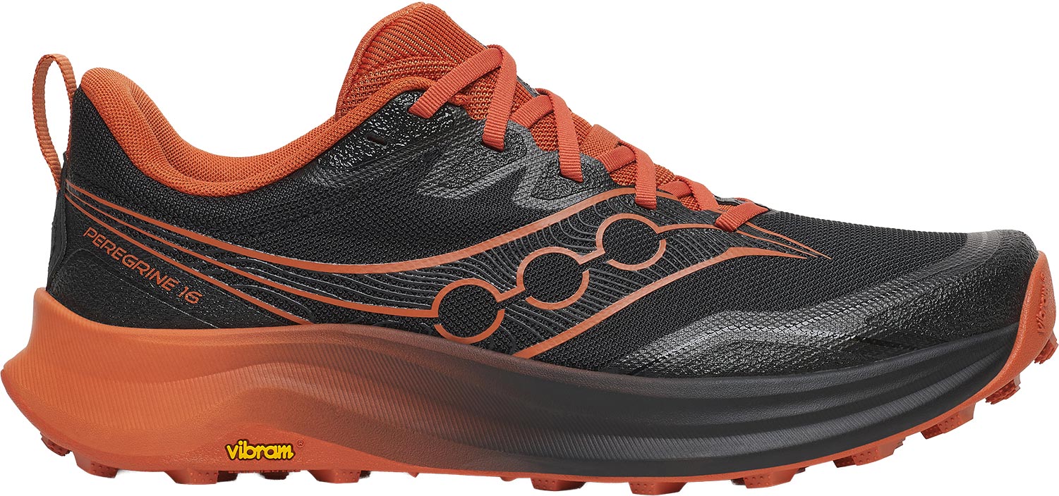 Saucony Peregrine 16 M Herr Svart US 10 | Trailskor