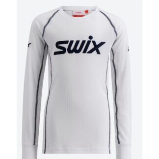 Swix RaceX Classic Long Sleeve Junior Junior Vit 116 | Underställ Tröja