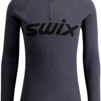 Swix RaceX Merino Half Zip M Herr Mörkgrå S | Underställ Tröja