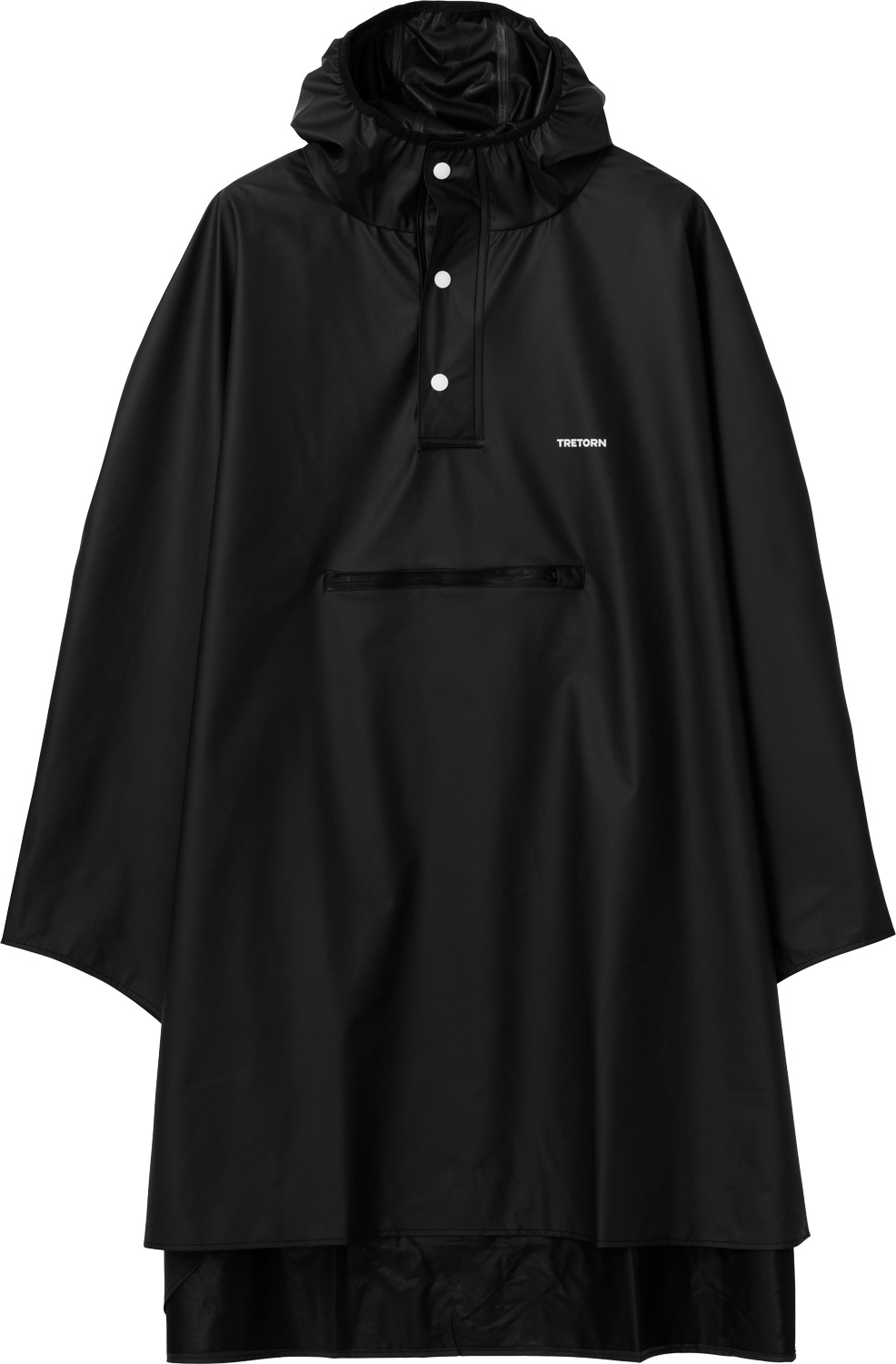 Tretorn PU Light Rainponcho U Svart ONE SIZE | Övrigt