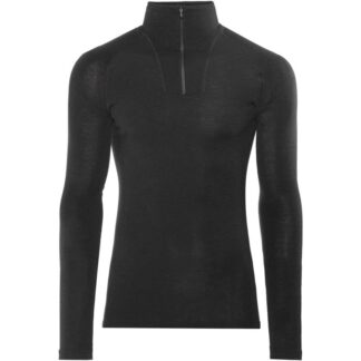 Woolpower Zip Turtleneck Lite Black - XS