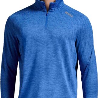 2XU Ignition 1/4 Zip M -24 Herr Blå S | Mellanlager Tröja