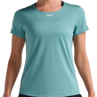2XU Light Speed Tech Tee W -24 Dam Blå XL | T-shirt