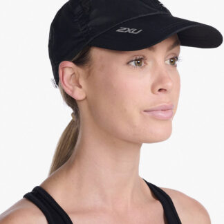2XU Run Cap Svart OZ | Löparkeps