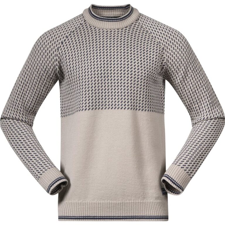 Bergans Alvdal Wool Jumper Men Sandstone/Navy Blue