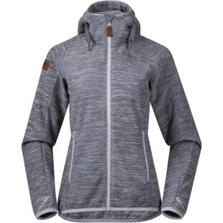 Bergans Hareid NoHood Fleece Jacket Women Aluminium - S