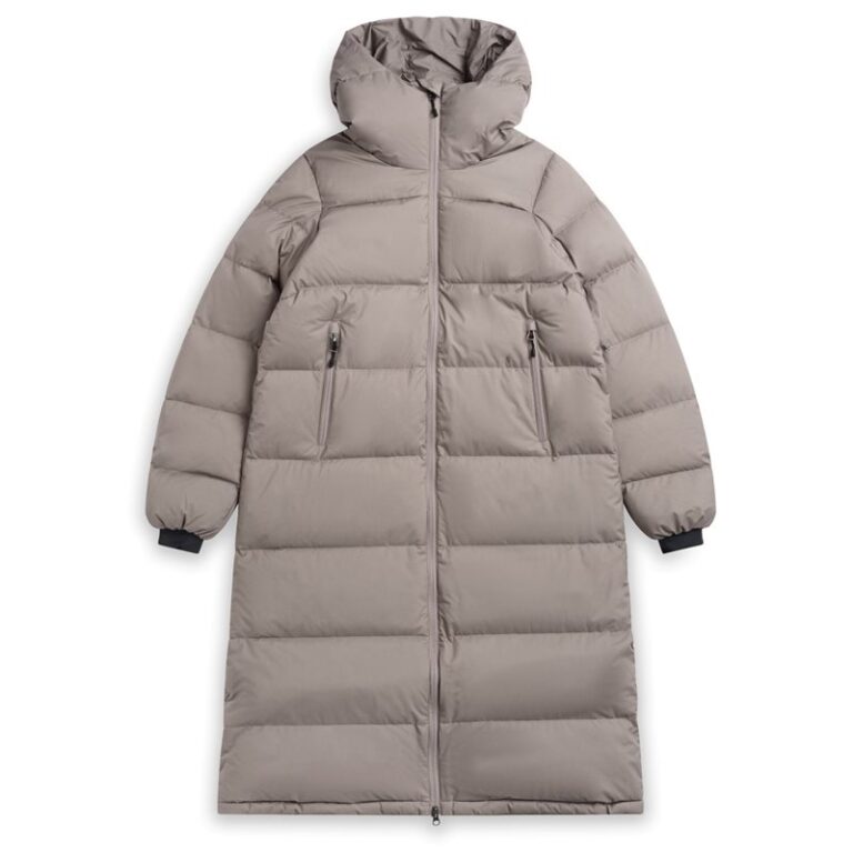 Bergans Oslo Down Long Coat Women Rock Taupe