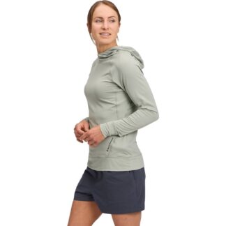 Black Diamond W Alpenglow Hoody Agave - S