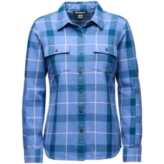 Black Diamond W Project Twill LS Shirt Indigo/Soft Lilac - S