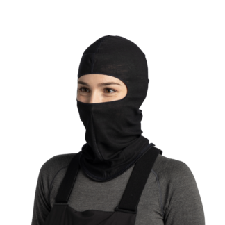 Buff Merino Lightweight Balaclava Black