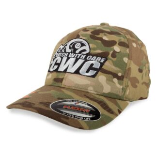 CWC Flexfit Cap - Camo CWC Logo - L/XL
