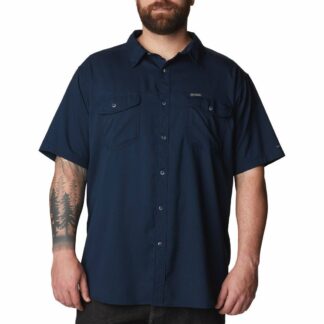 Columbia Men's Utility II Solid Short Sleeve Big skjorta